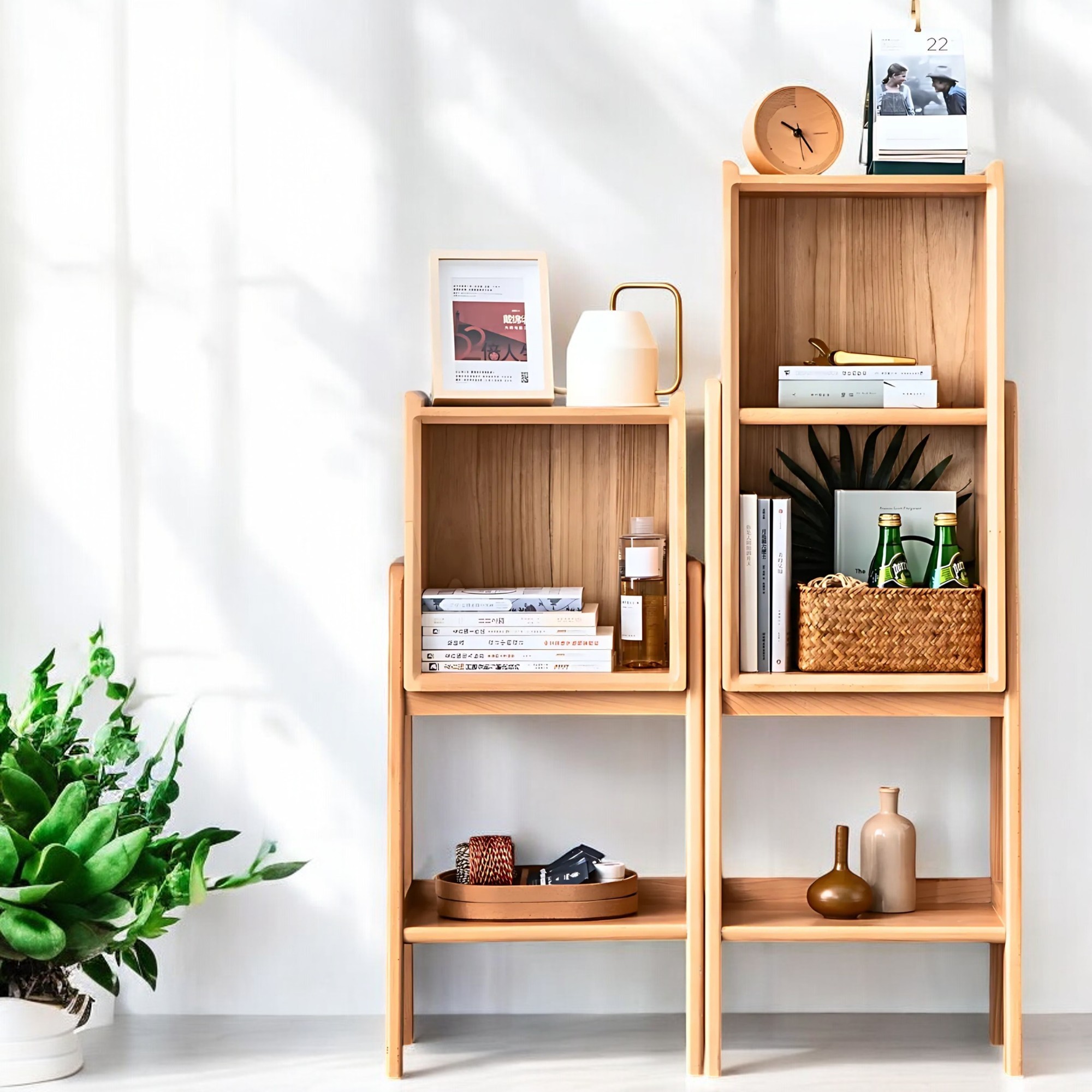 Sine Handmade Wooden Shelf - Organizer