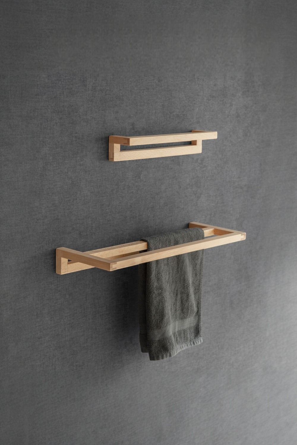 Grove Handmade Wooden Hanger - Double