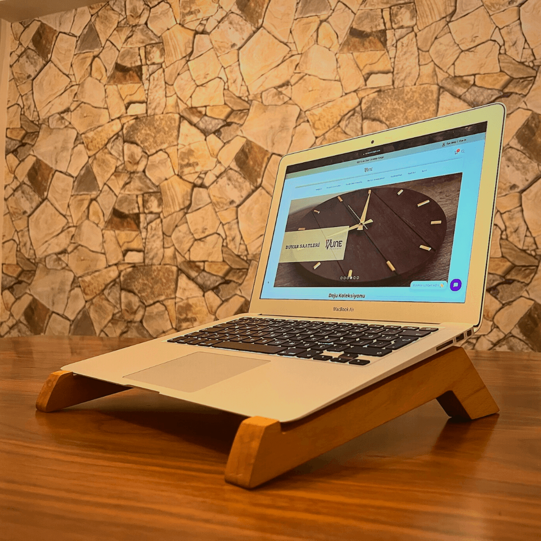 Handmade Wooden Laptop Stand