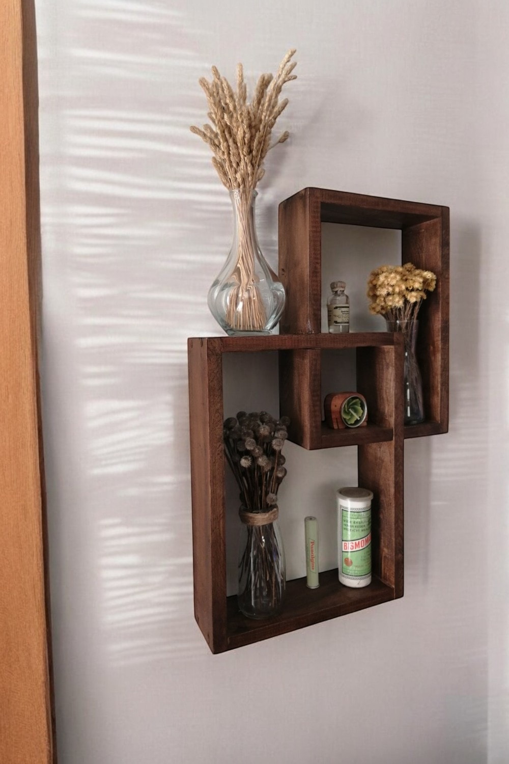 Vune El Yapımı Ahşap Raf