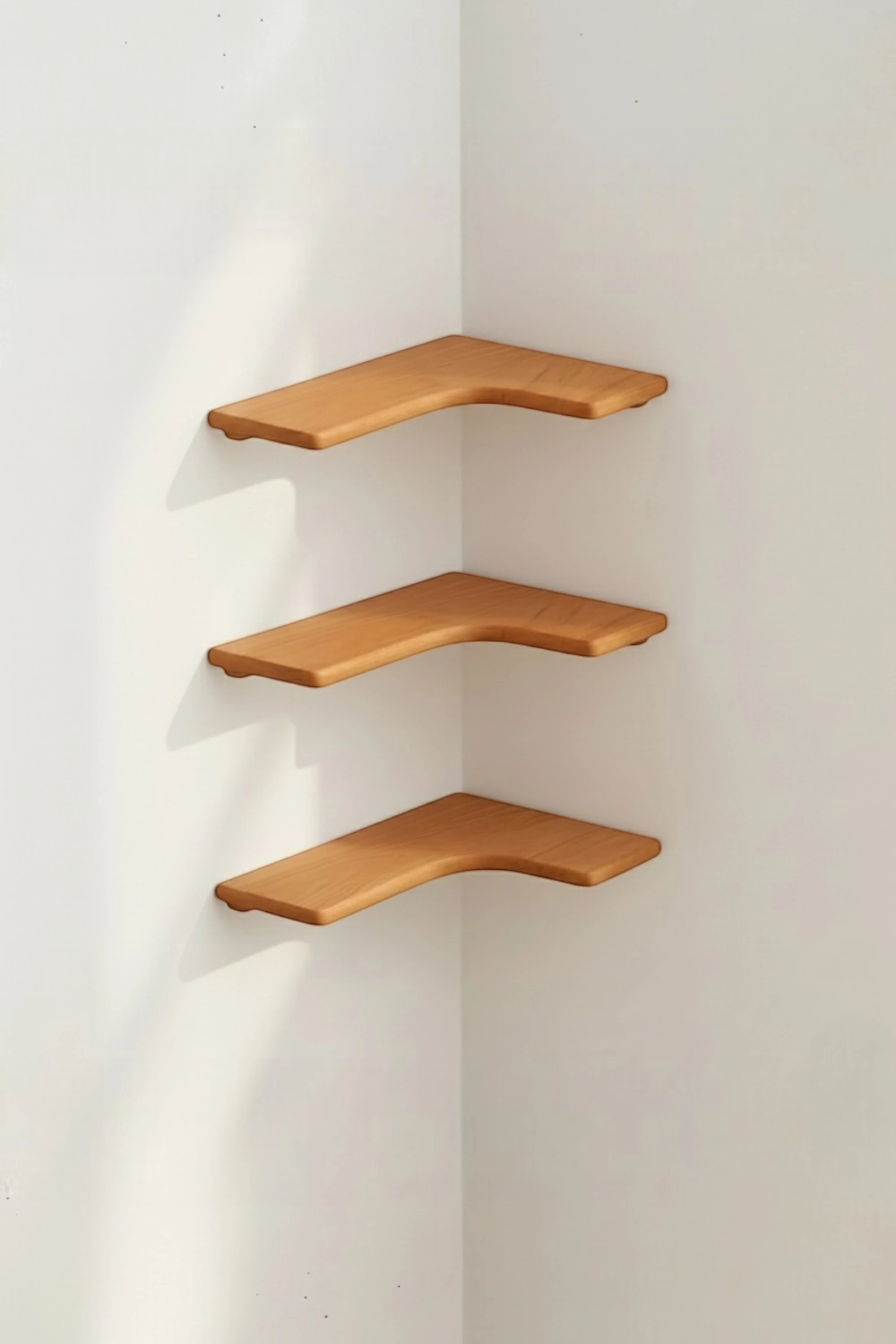 Nefin Handmade Solid Wood Shelf - Set of 3