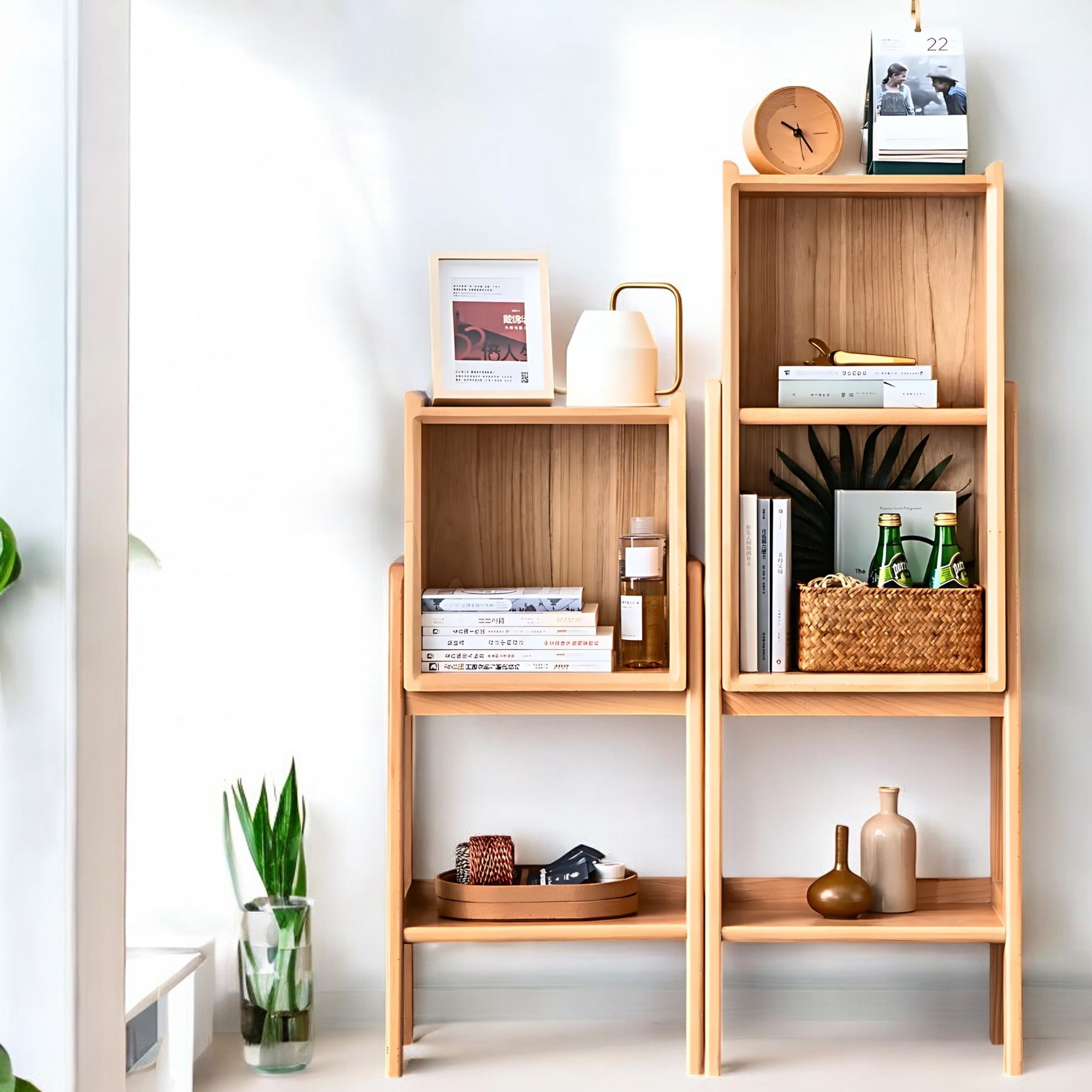 Sine Handmade Wooden Shelf - Organizer