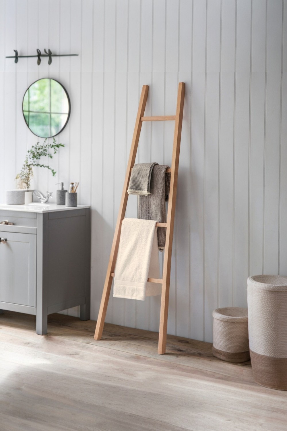 Grove Handmade Wooden Ladder Towel Holder