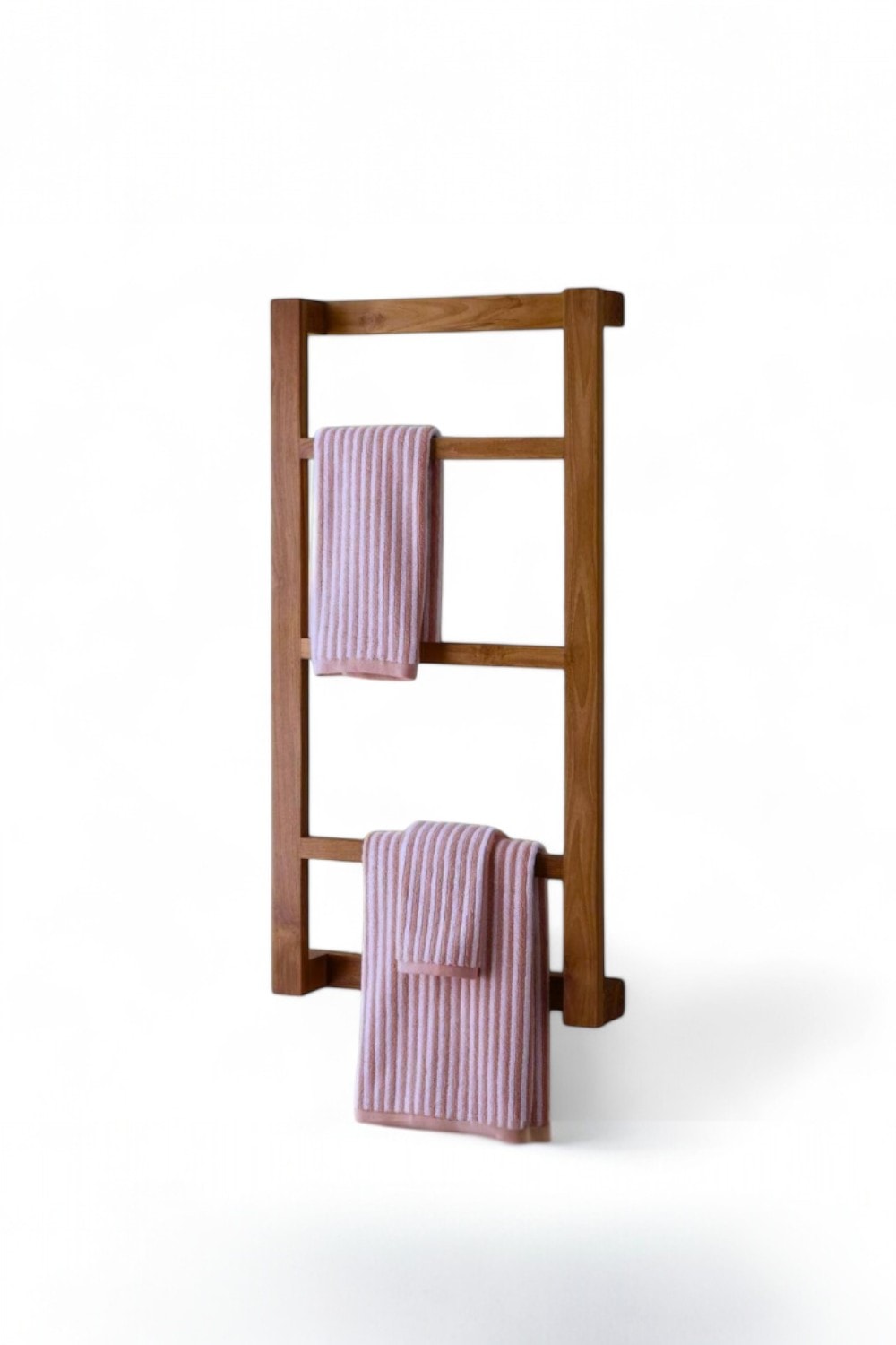 Wulan Towel Rack Handmade Wooden Towel Holder - Walnut