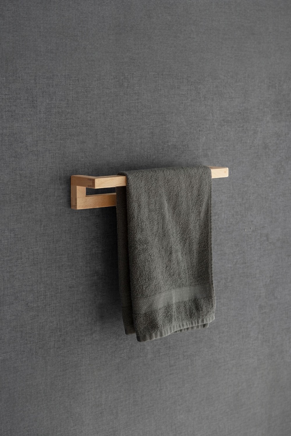 Grove Handmade Wooden Towel Holder - Single
