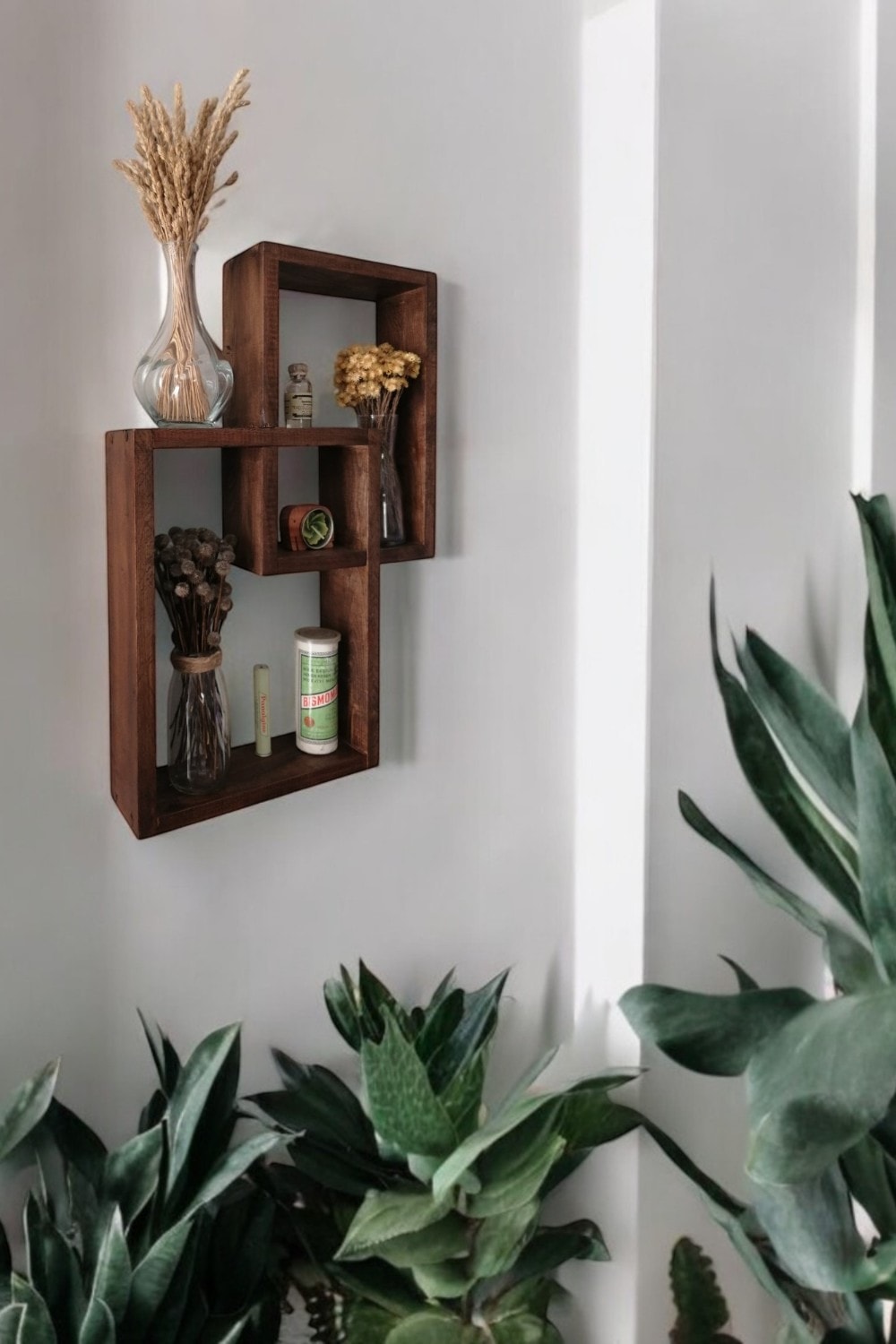 Vune El Yapımı Ahşap Raf