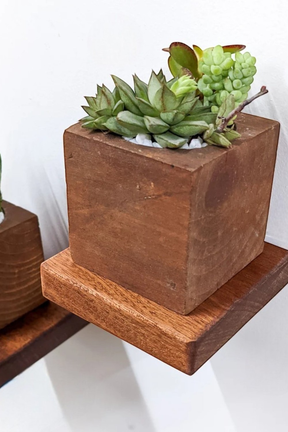 Salvia Handmade Wooden Shelf