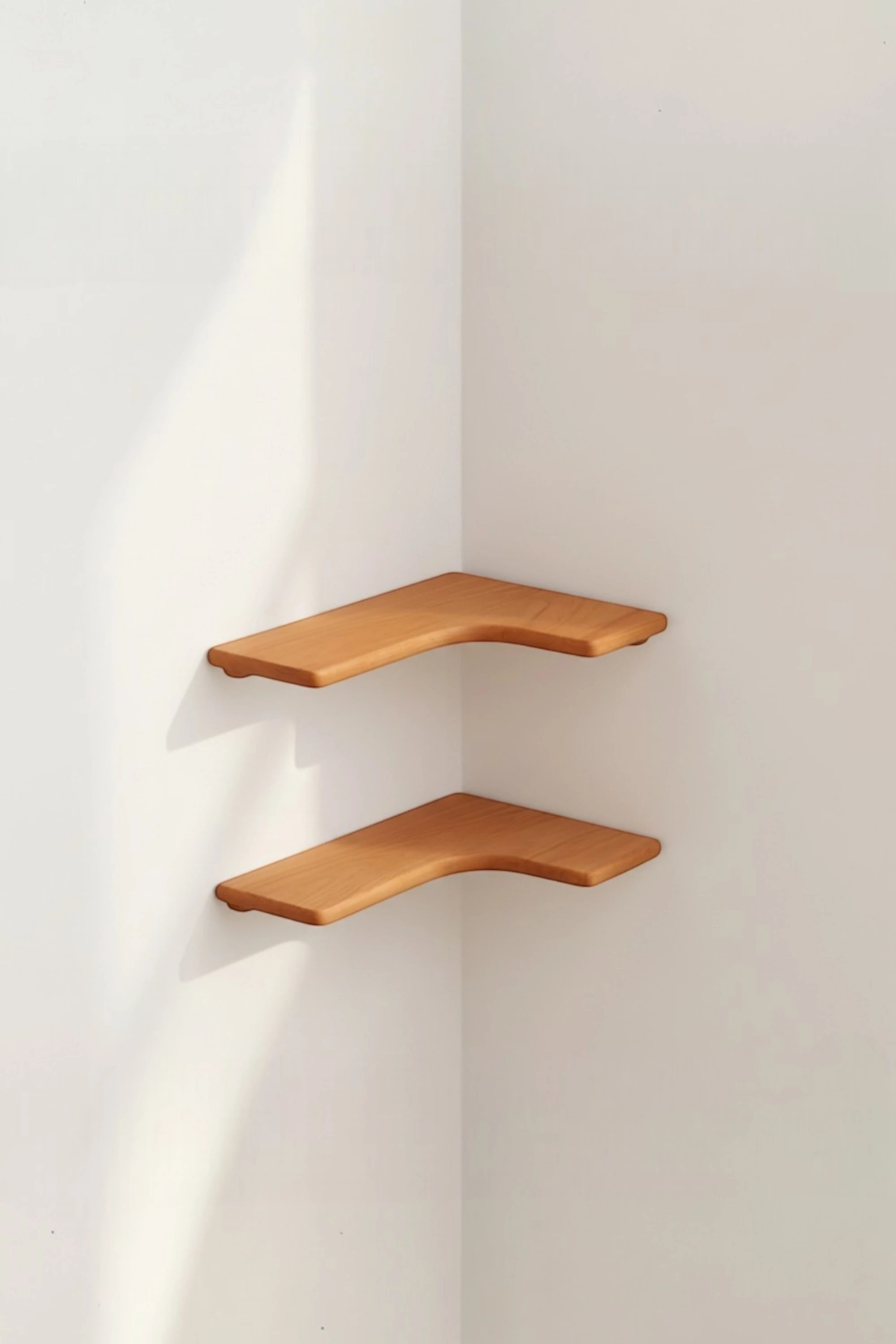 Nefin Handmade Solid Wood Shelf - Set of 2