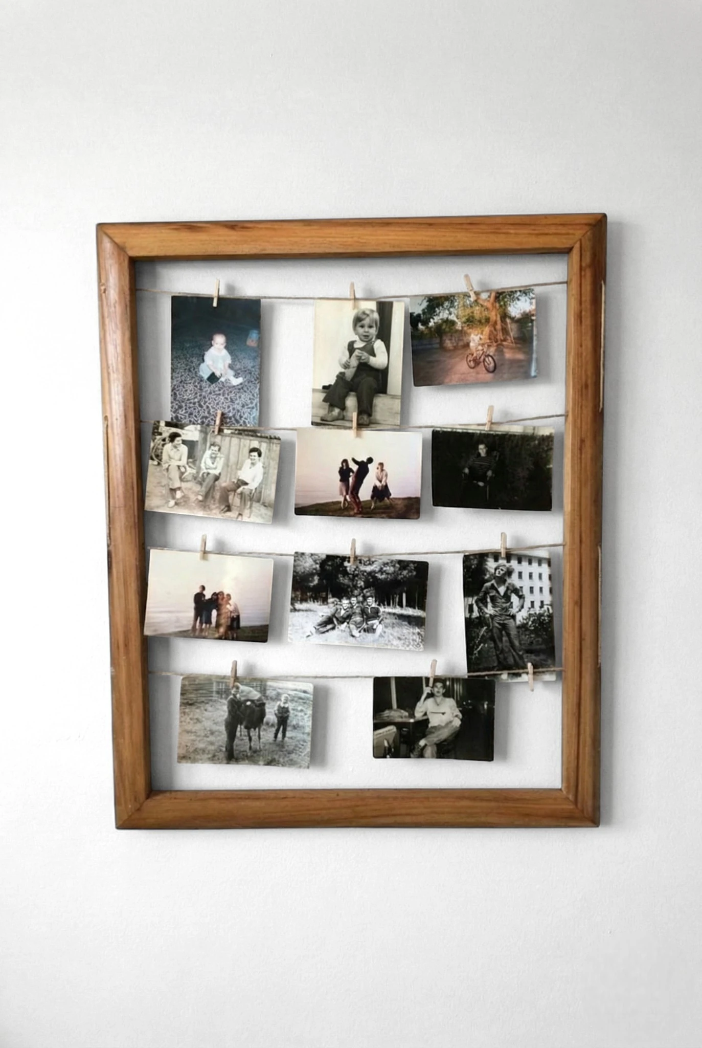 Premium El Yapımı Ahşap Anı Çerçevesi