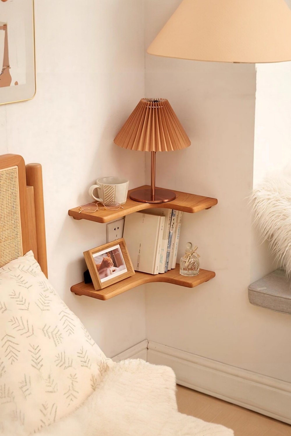 Nefin Handmade Solid Wood Shelf