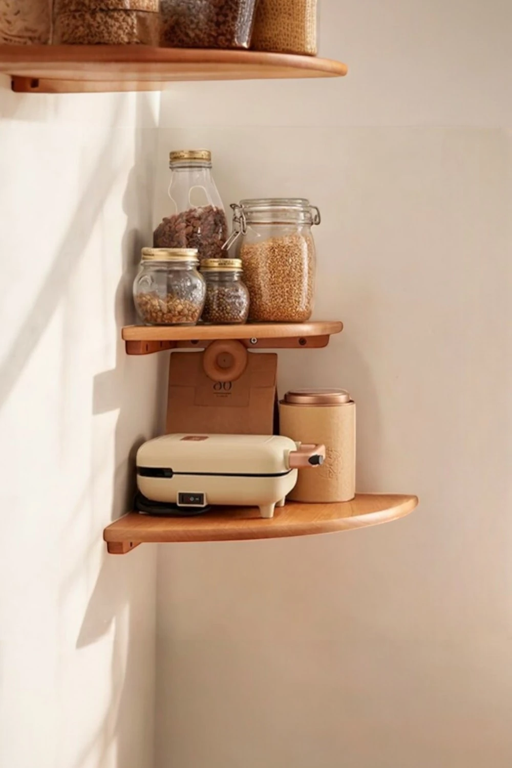 Tila El Yapımı Ahşap Raf - Medium