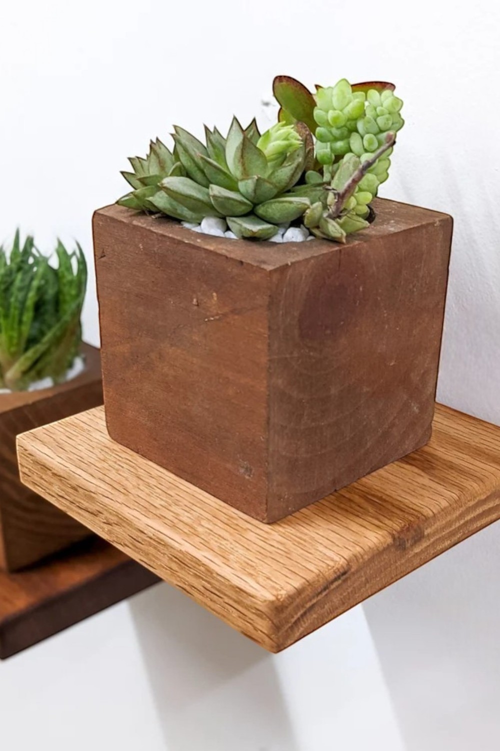 Salvia Handmade Wooden Shelf