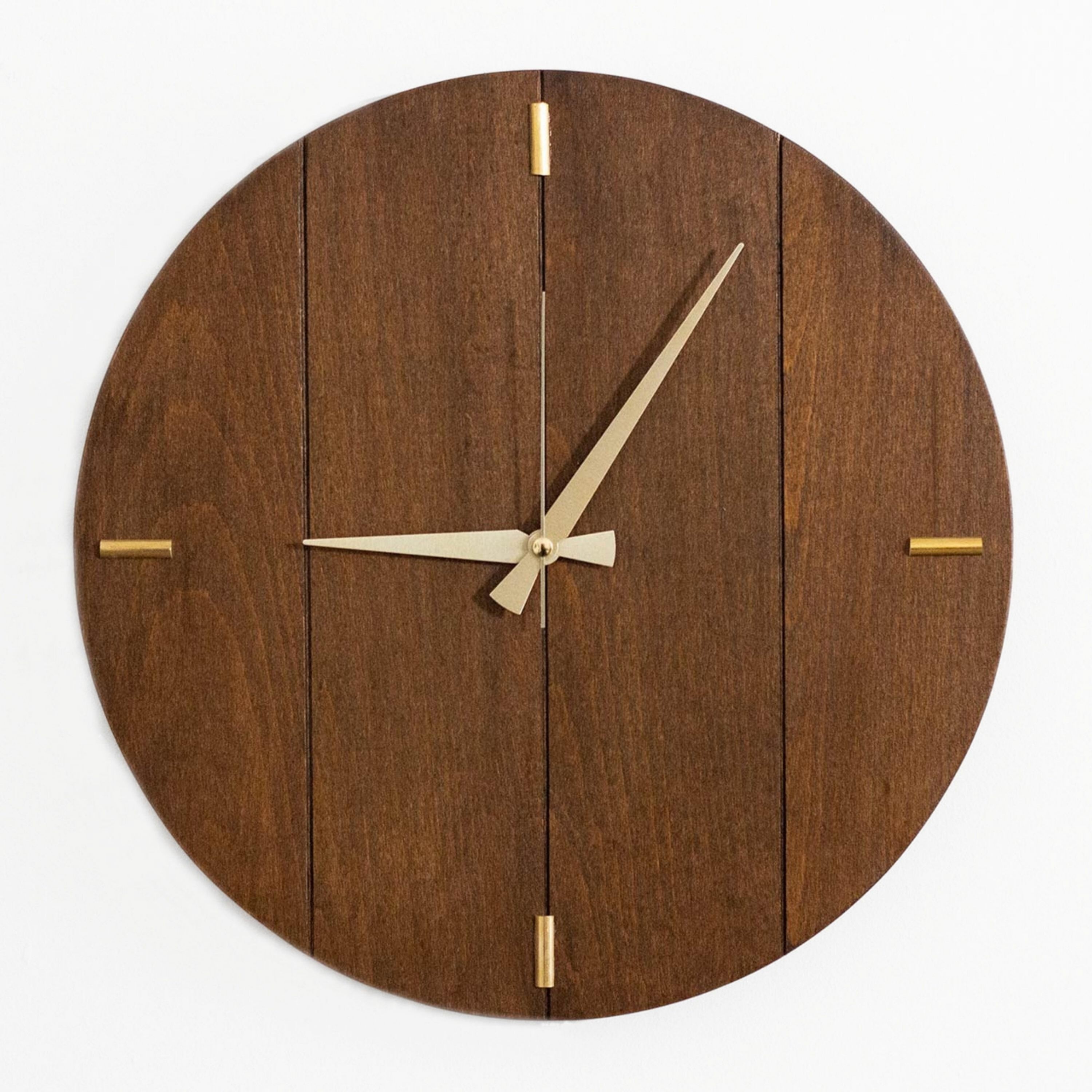 WOAA Industrial Design Wooden Wall Clock