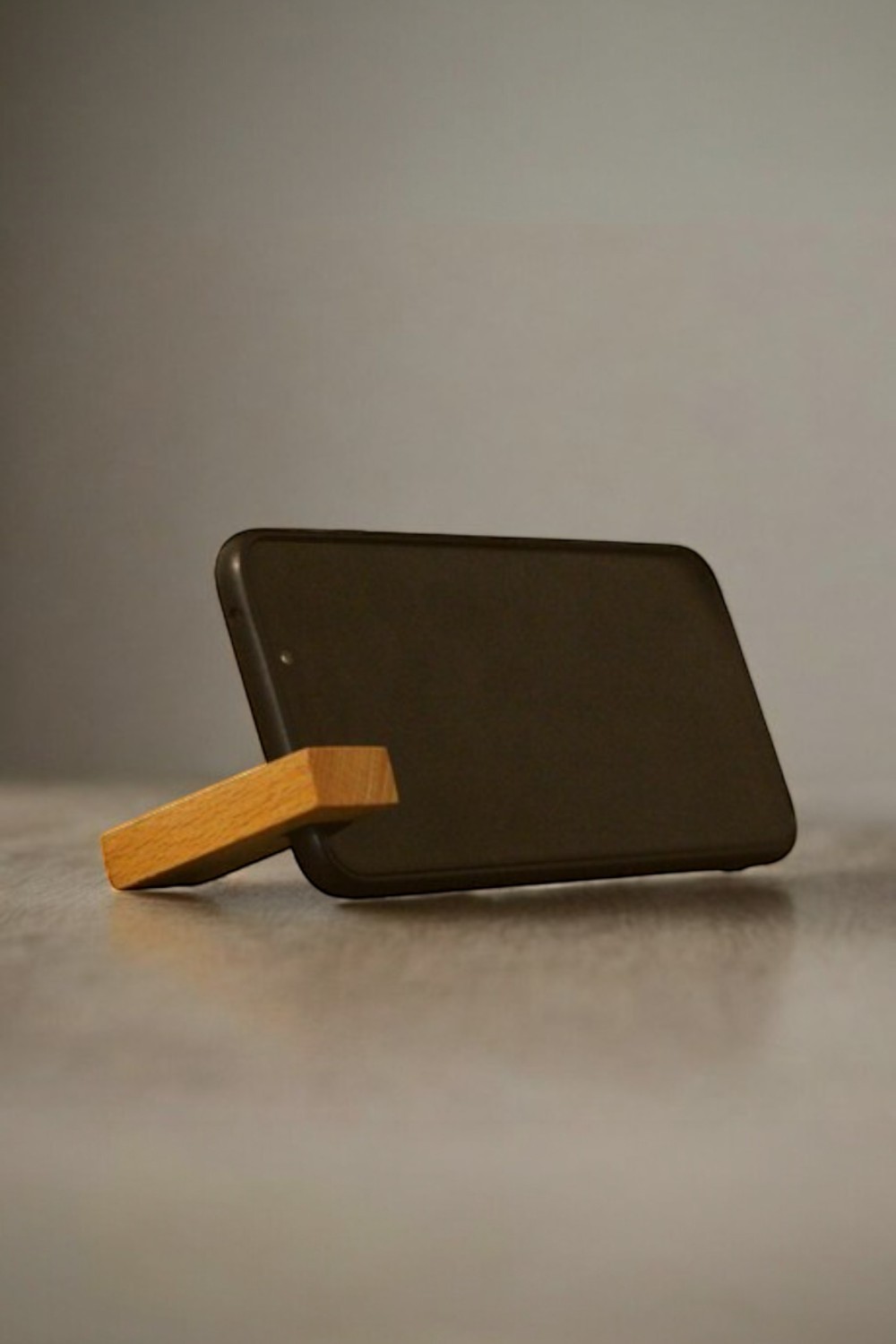 Wooden Phone Holder Keychain