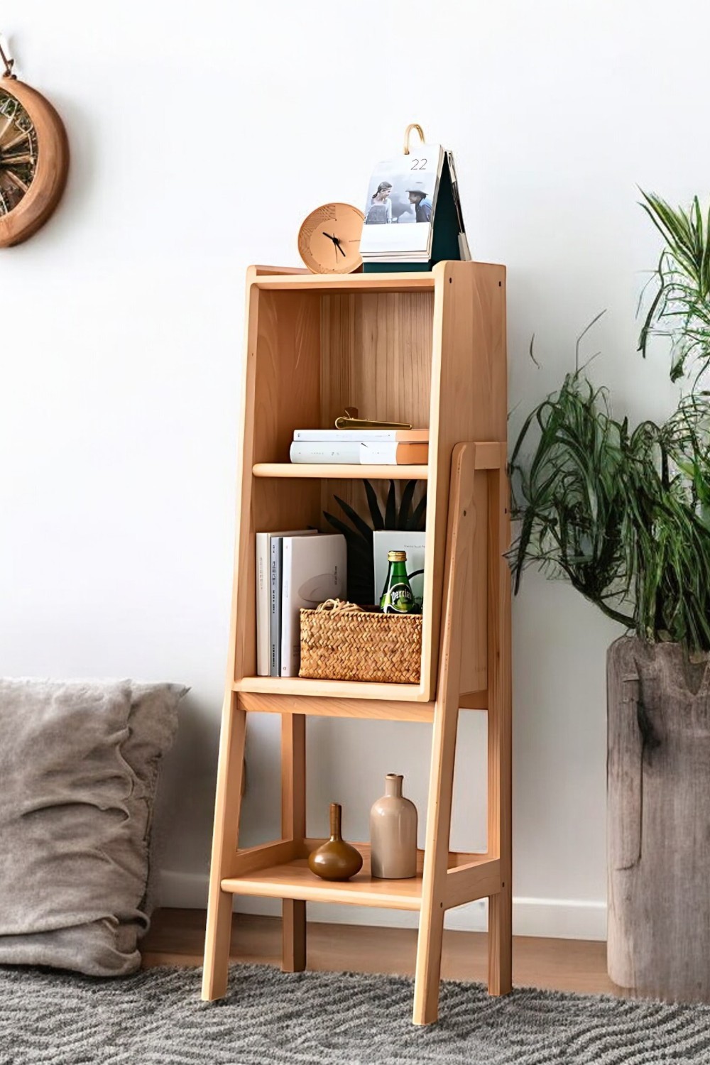 Sine Handmade Wooden Shelf - Organizer - Large