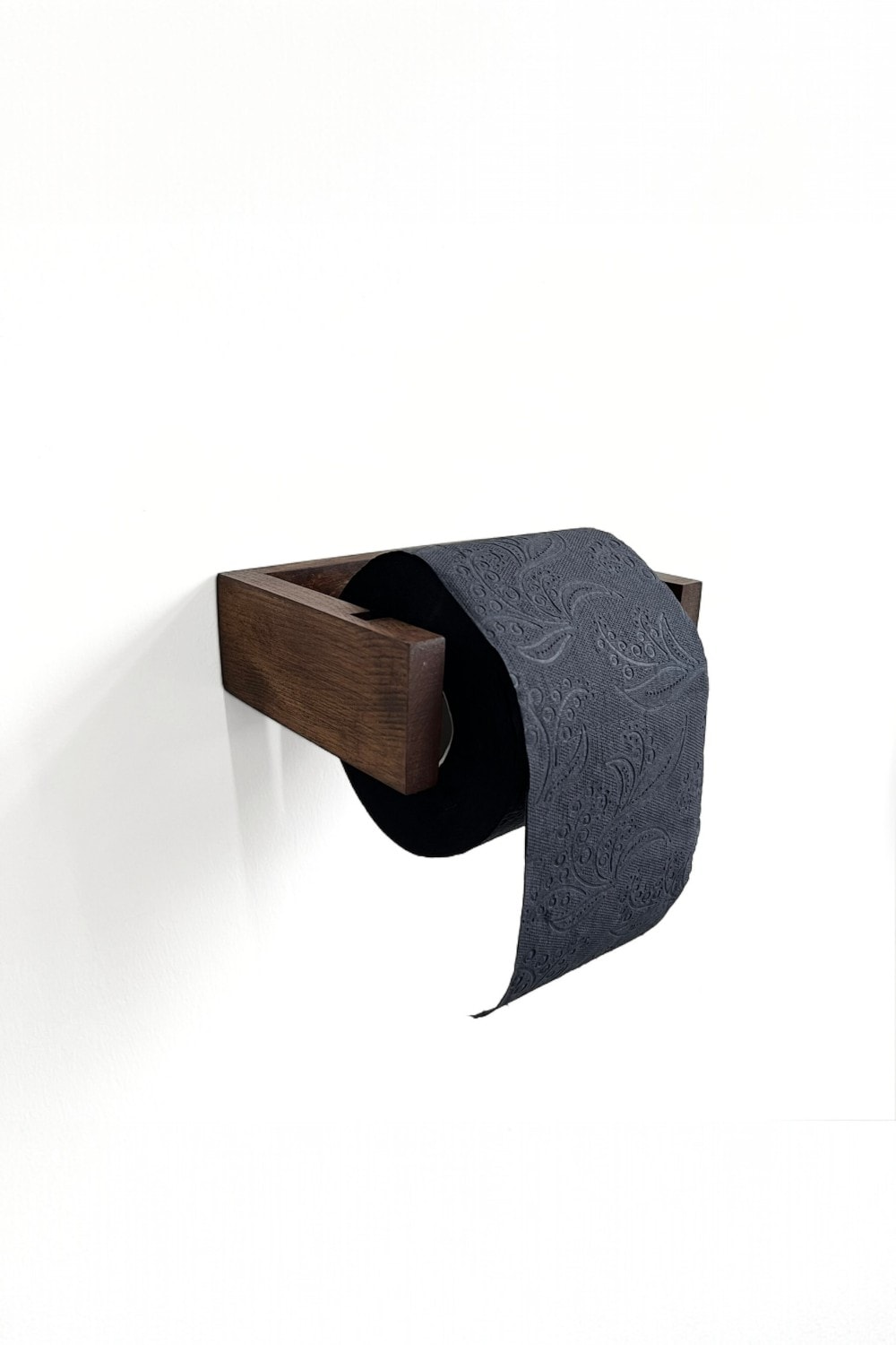 Handmade Solid Wood Bathroom Set - Walnut