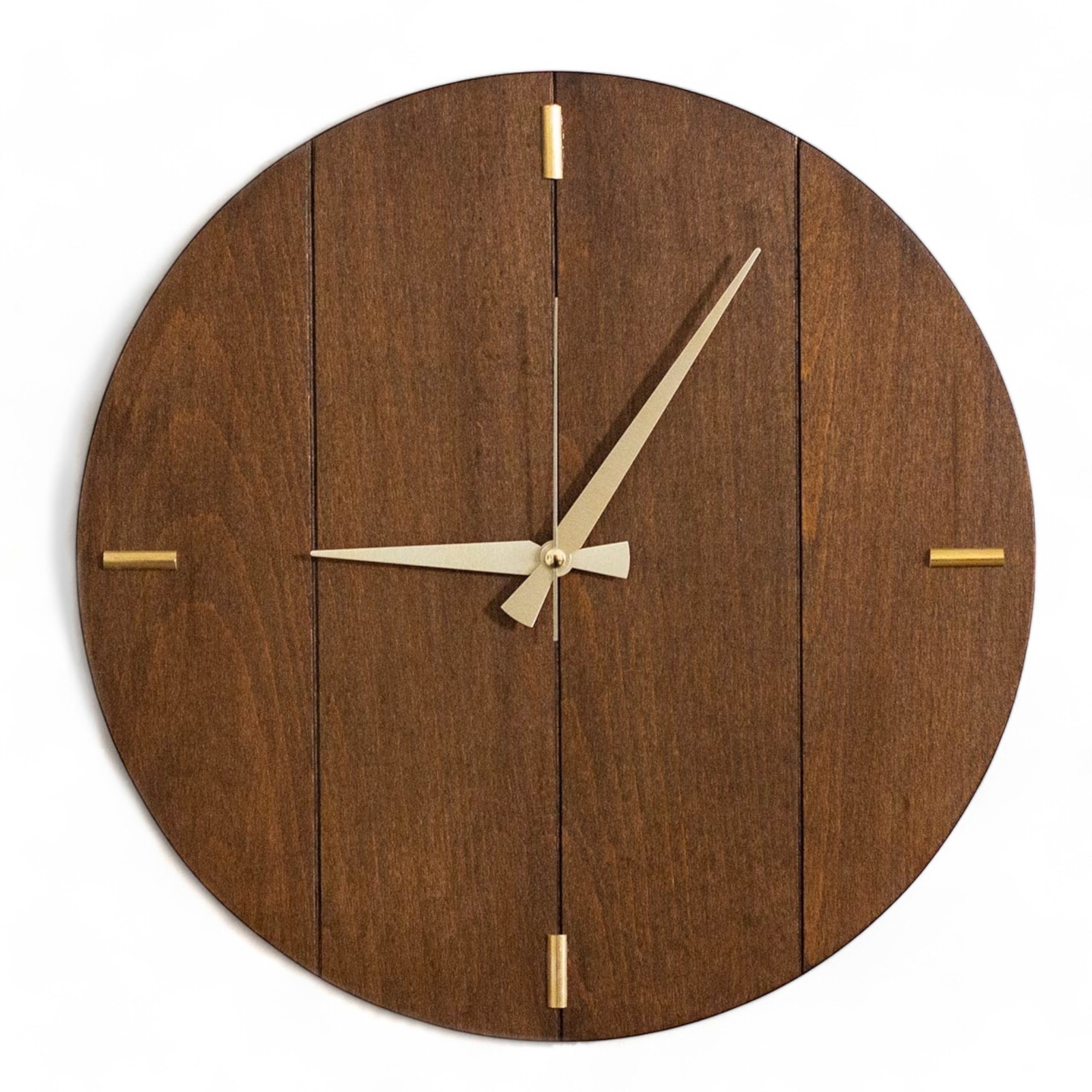 WOAA Industrial Design Wooden Wall Clock