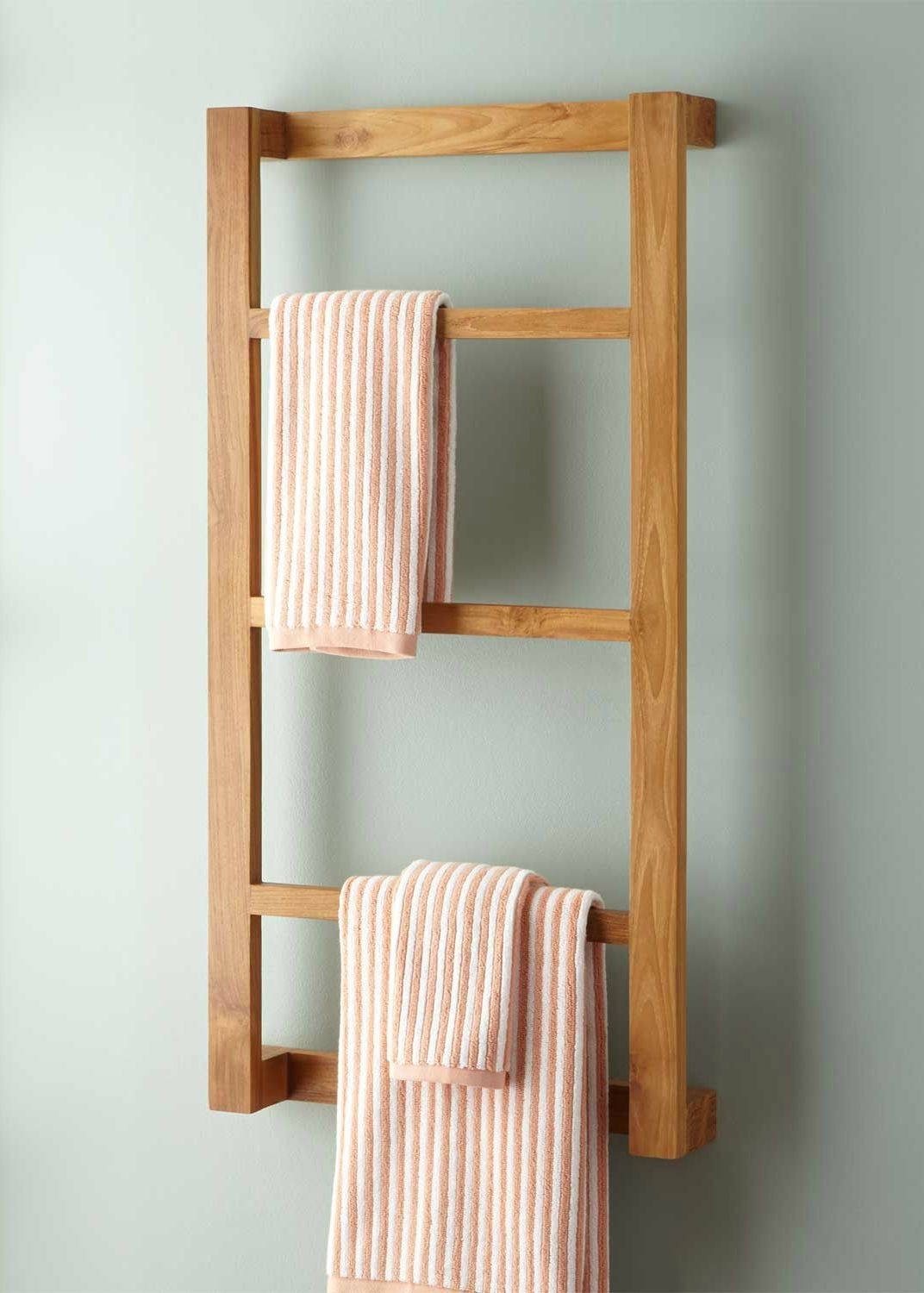 Wulan Towel Rack Handmade Wooden Towel Holder