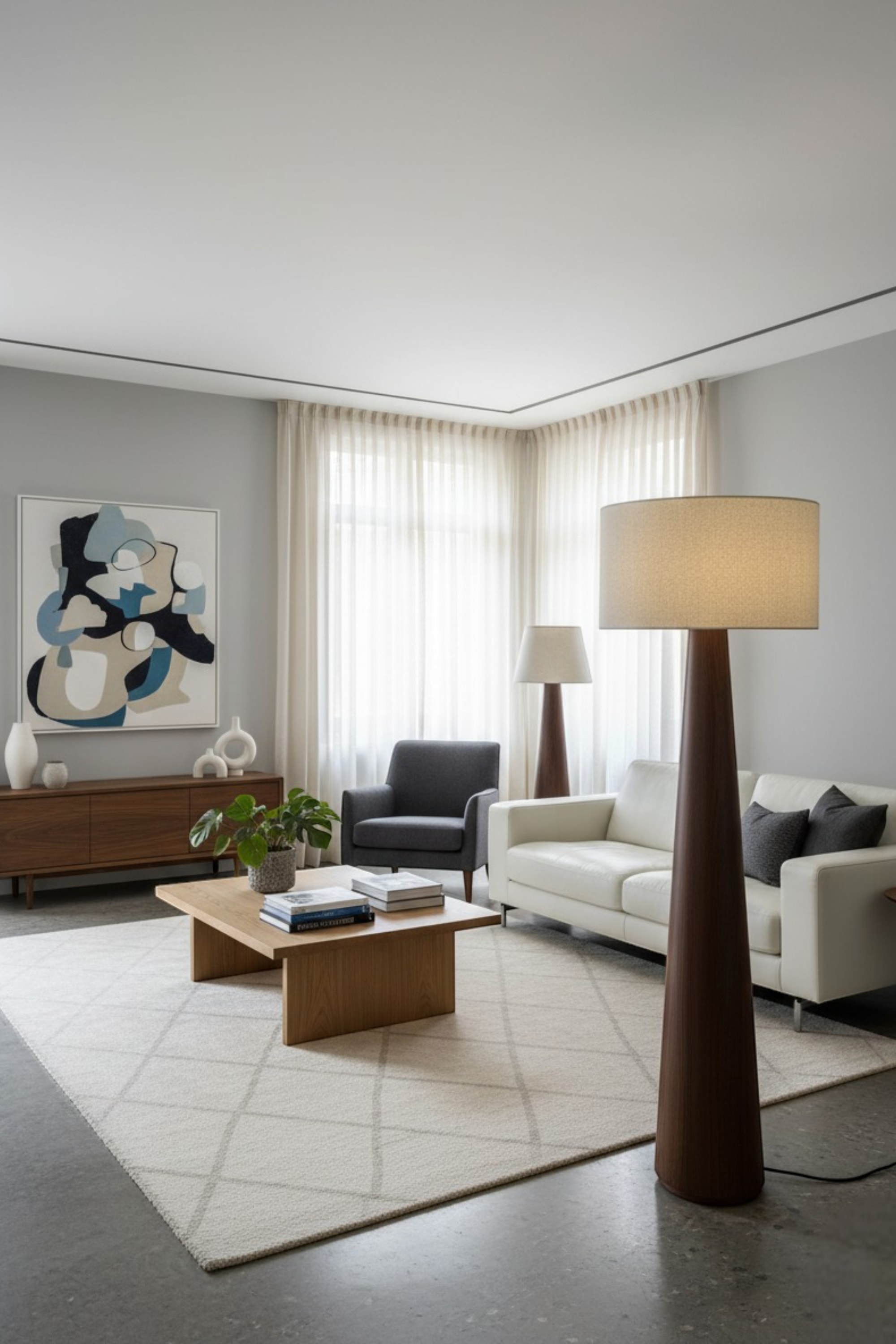 Lumenia Masif Ahşap Lambader