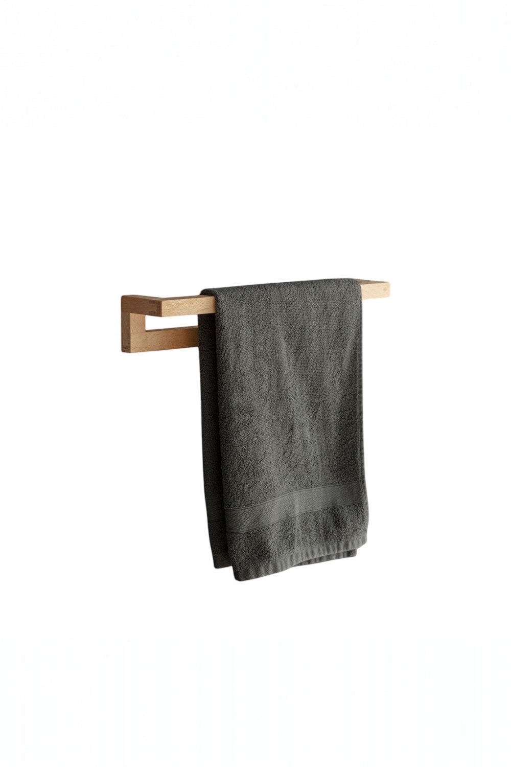 Grove Handmade Wooden Towel Holder - Single