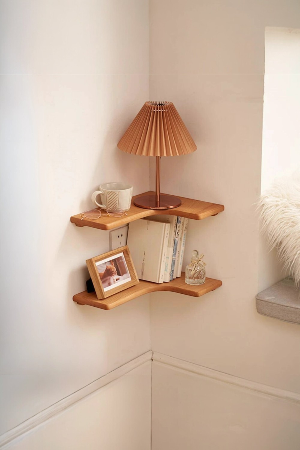 Nefin Handmade Solid Wood Shelf