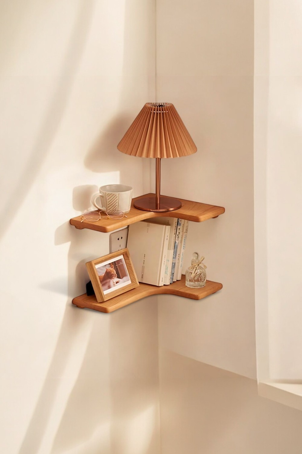 Nefin Handmade Solid Wood Shelf