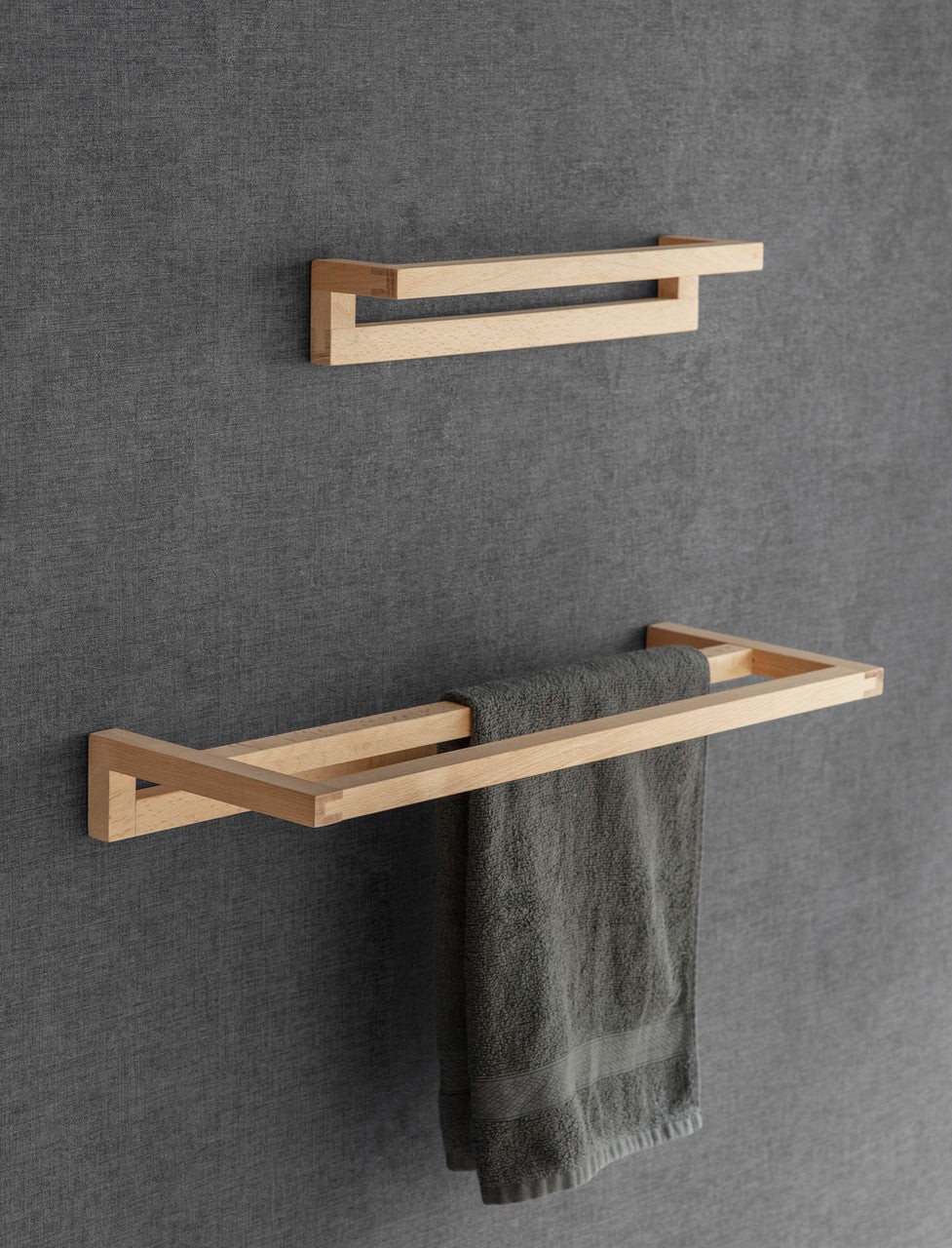 Grove Handmade Wooden Towel Holder - Single