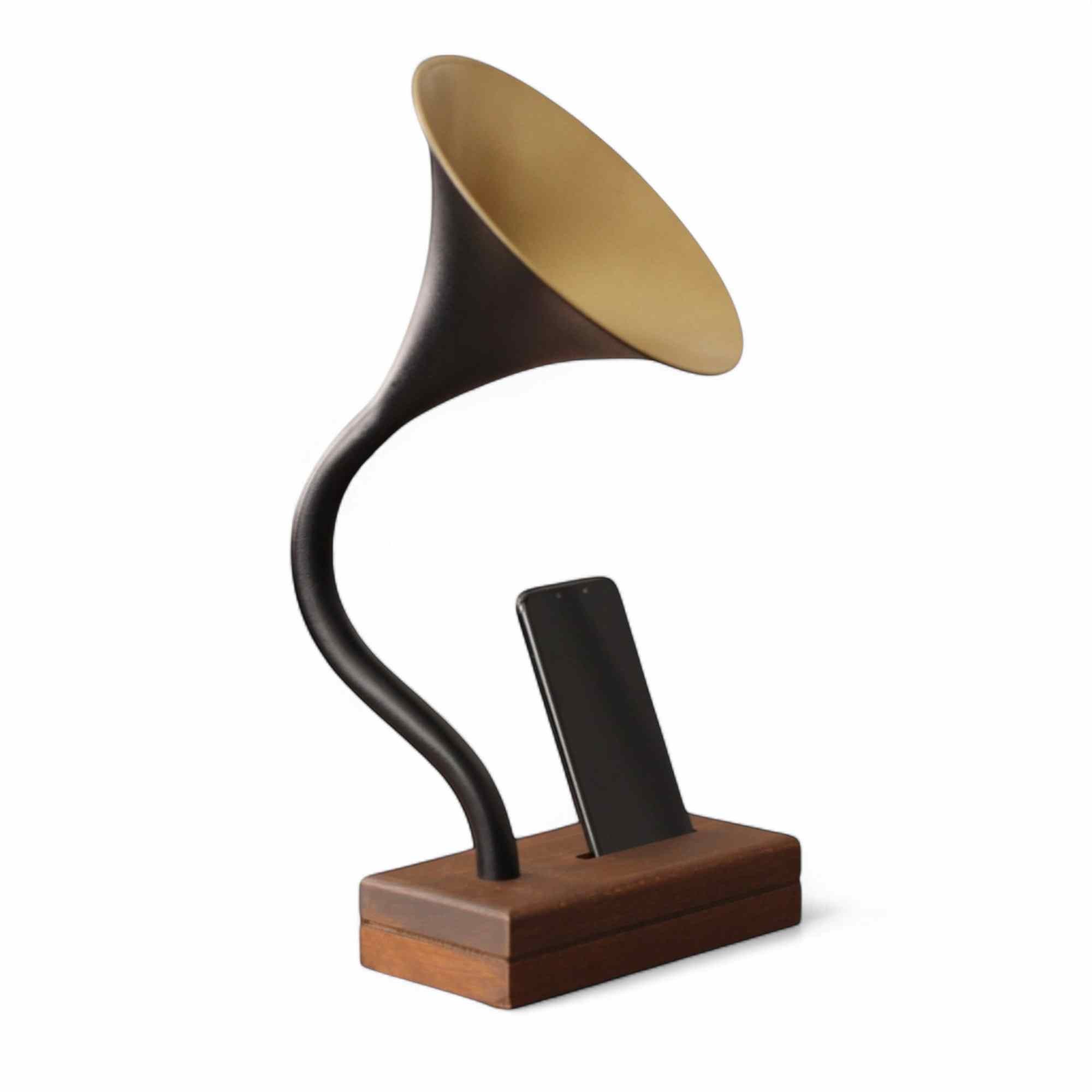 Deju Akustik Gramofon Siyah / Gold
