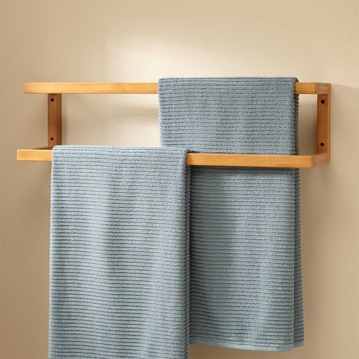 Signature Wooden Towel Rack