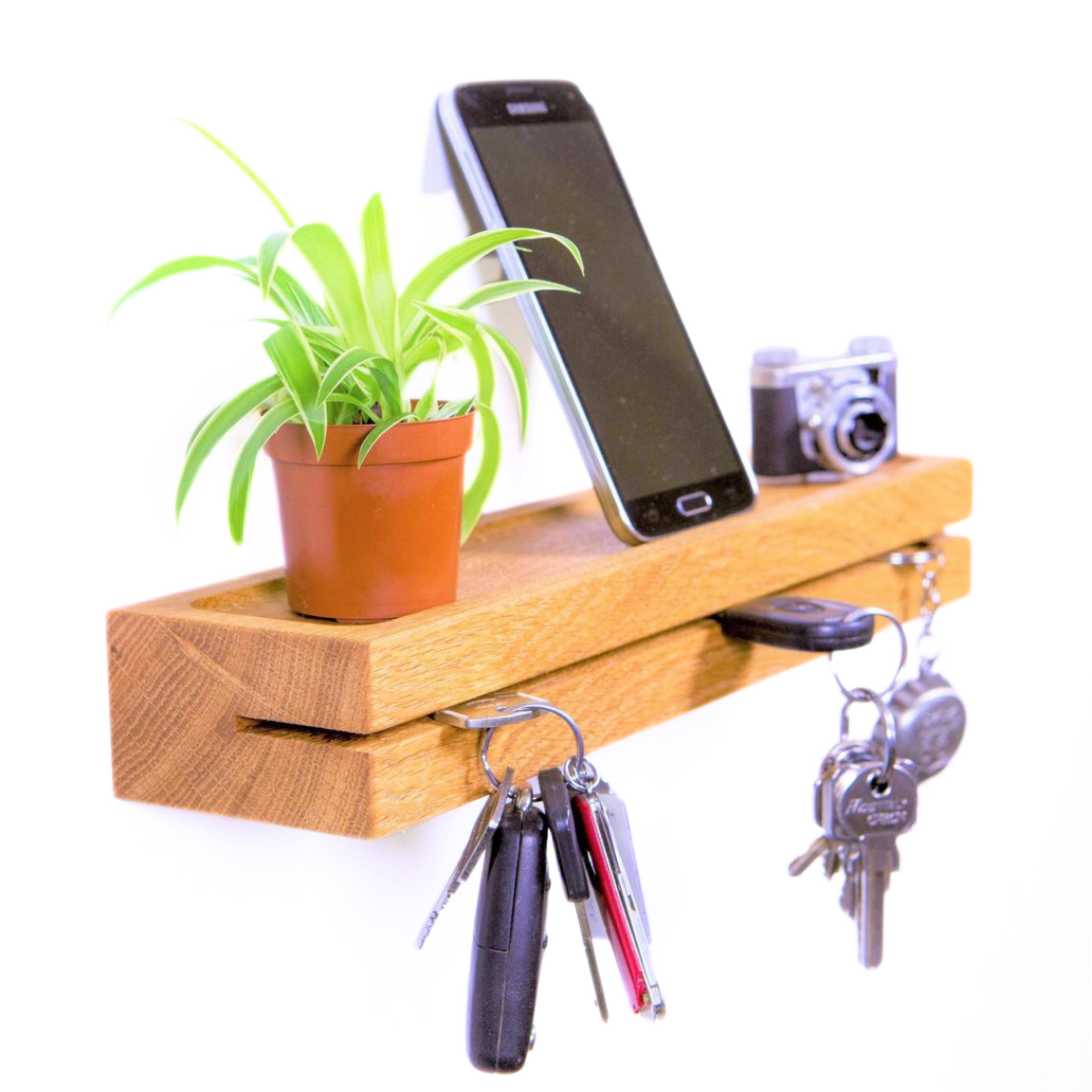 Keyboard Wooden Keychain