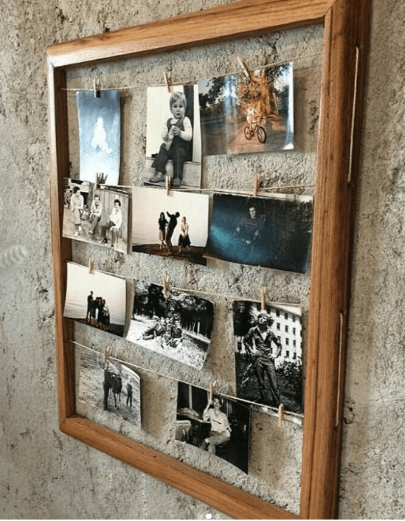 Premium Handmade Wooden Memory Frame