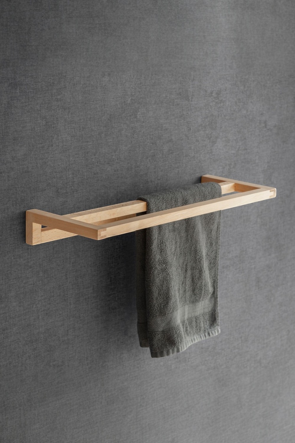 Grove Handmade Wooden Hanger - Double