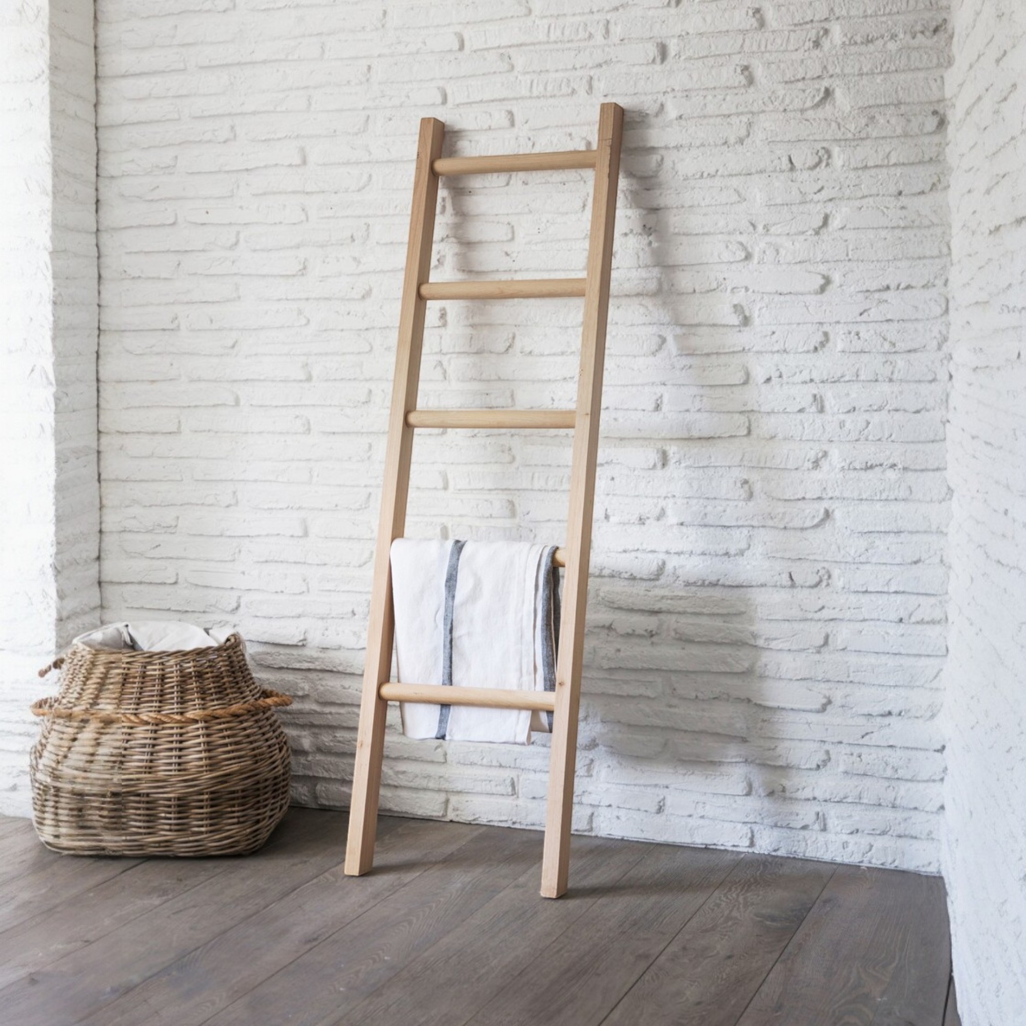 Surrey Handmade Wooden Ladder Towel Holder