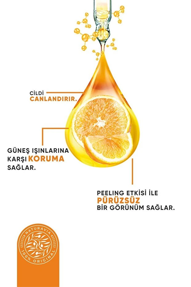 Aydınlatıcı & Cilt Toni Eşitleyici Vitamin C Serum 30 ml – Leke Karşıtı, Parlaklık Verici Bakım | Tüm Cilt Tipleri İçin