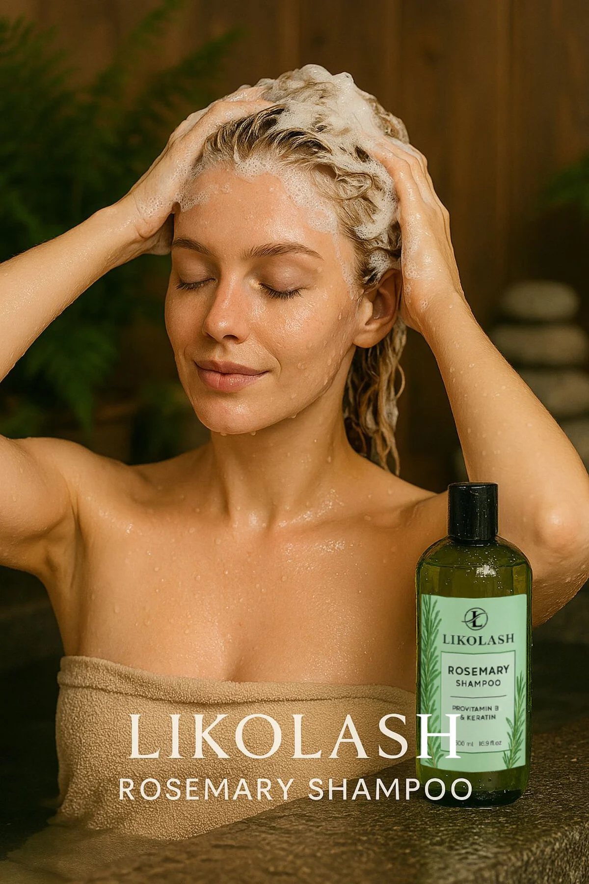 Likolash Biberiye Şampuanı Keratin, Biotin ve Kolajen Özlü 500 ml