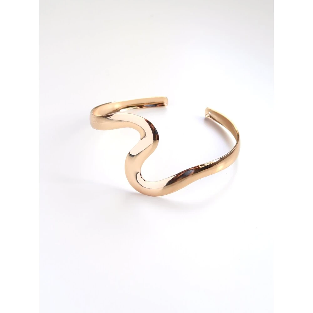 Wavy Pazu Bilekliği / Gold & Silver