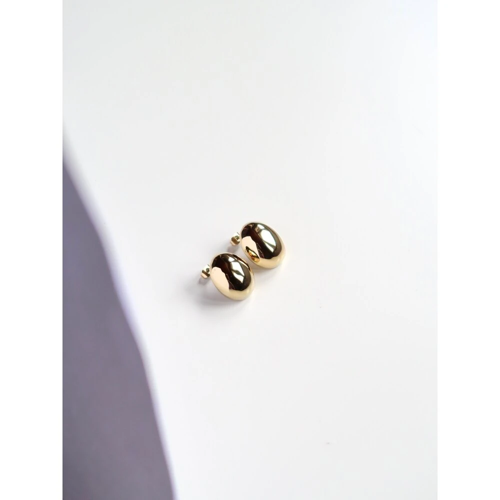 Oval Trend Çivi Cerrahi Çelik Küpe