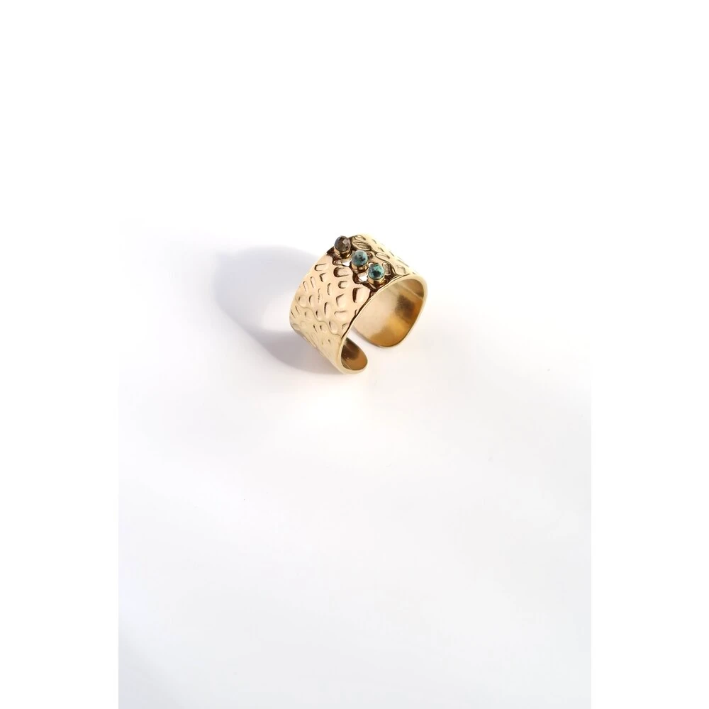 Ametist Taşlı 4K Çelik Yüzük