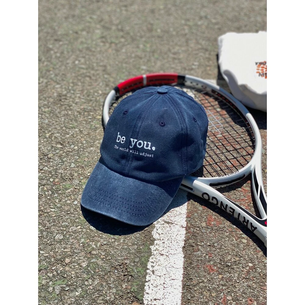 “Kendin ol.. Yaşam Seninle Uyumlanıcak” Yazı Baskılı Beyzb. Şapka