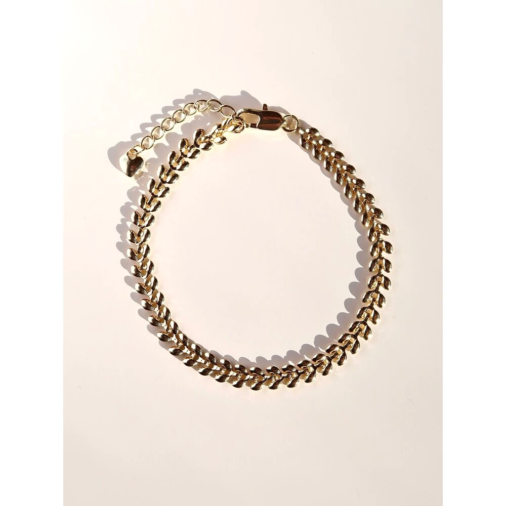 Herringbone Çelik Bileklik