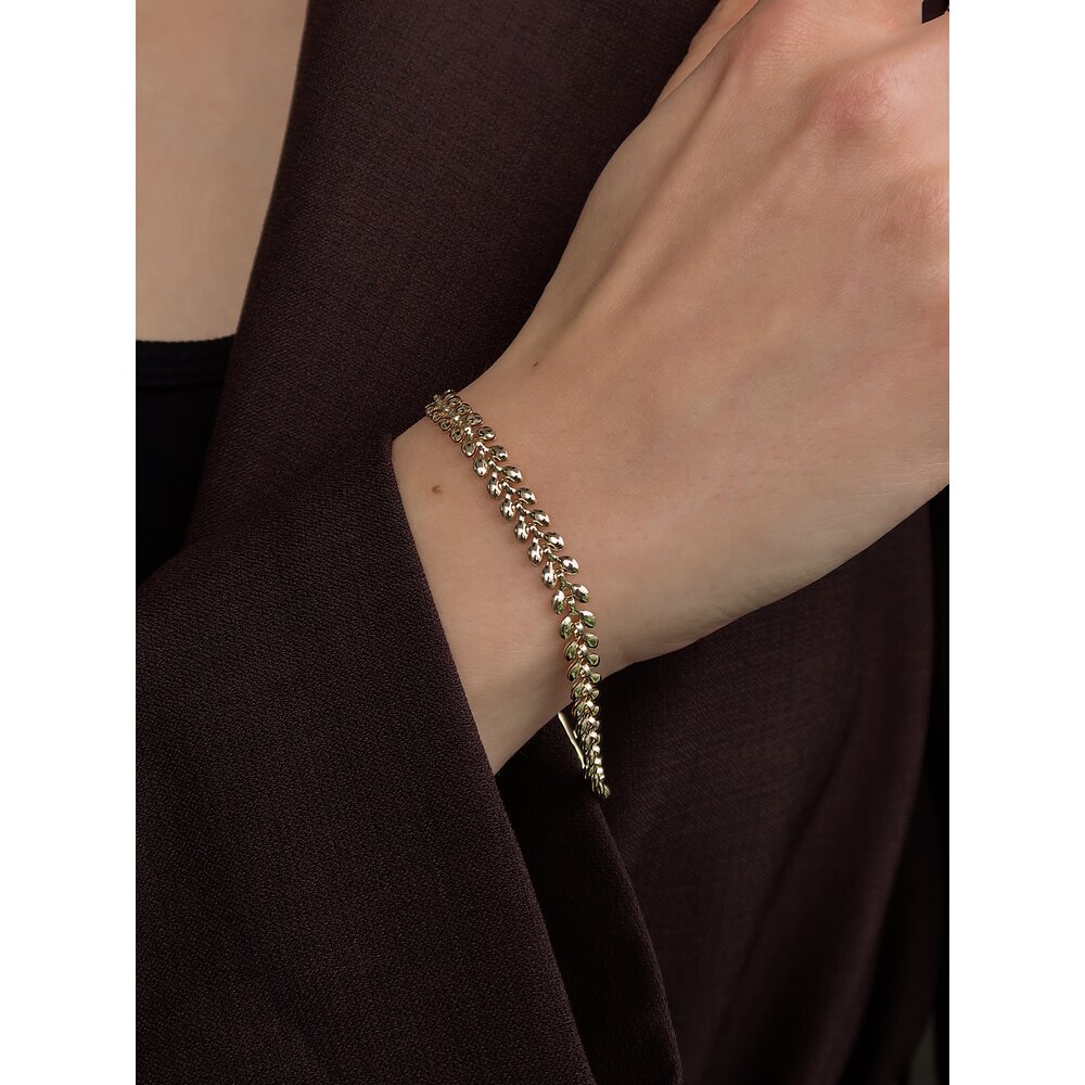 Herringbone Çelik Bileklik