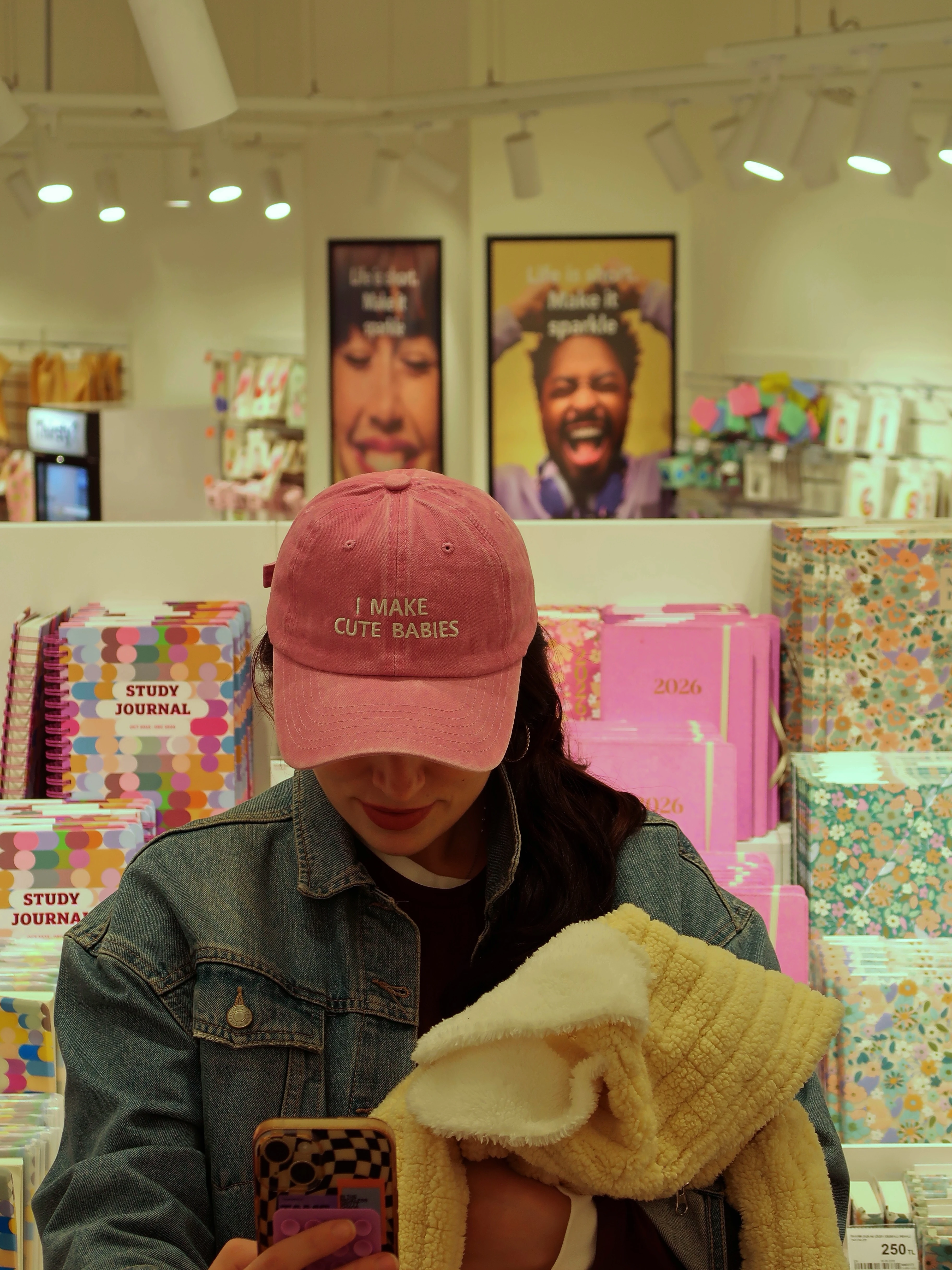 ‘Tatlı Bebekler Yaptım’ Şapka / Mama Konsept