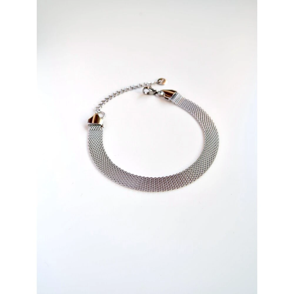 Mesh Vintage Çelik Bileklik