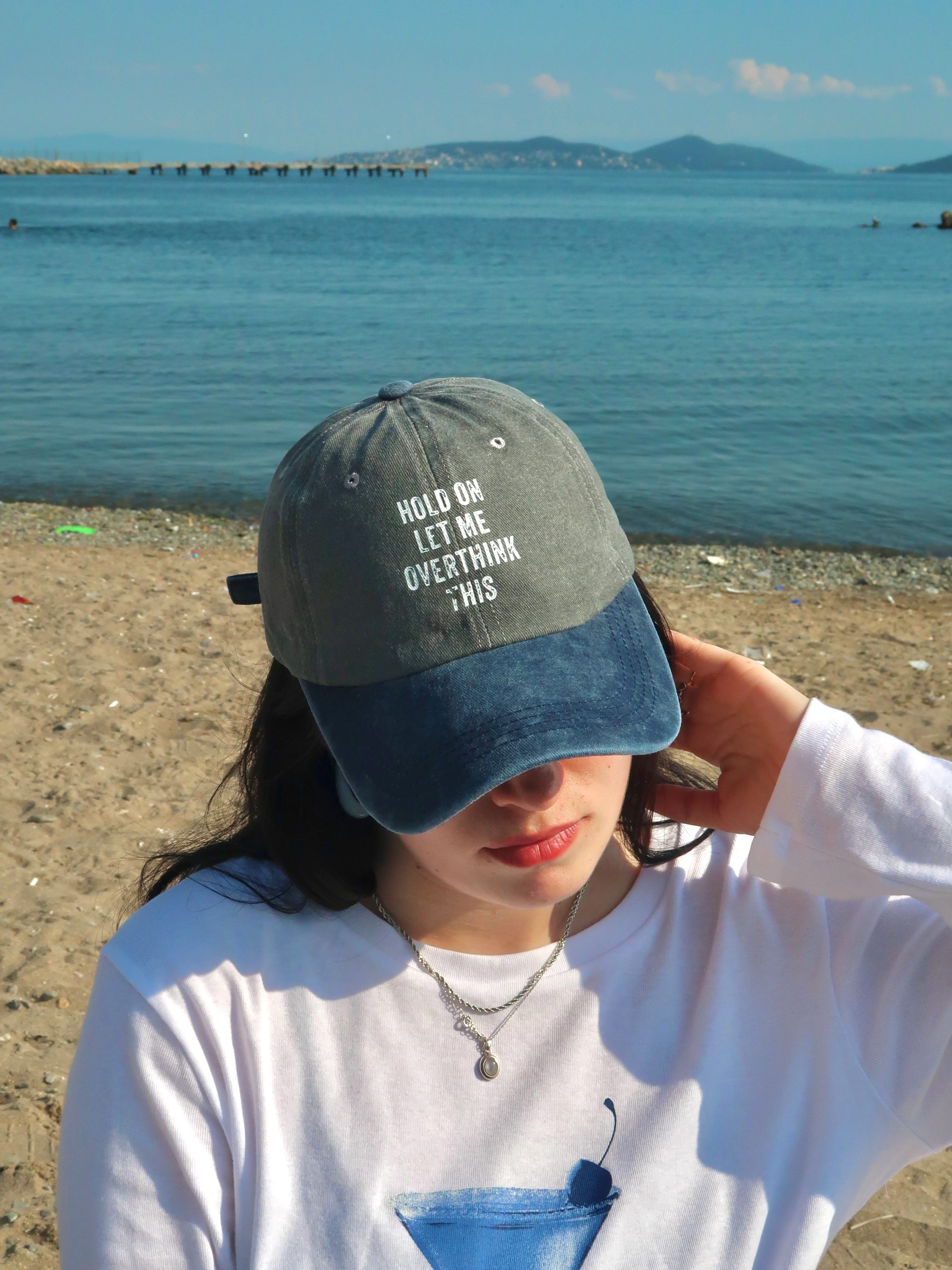 “Dur ! Bunu Bir Overthinkliyeyim” Yazı Baskılı Beyzb Şapka