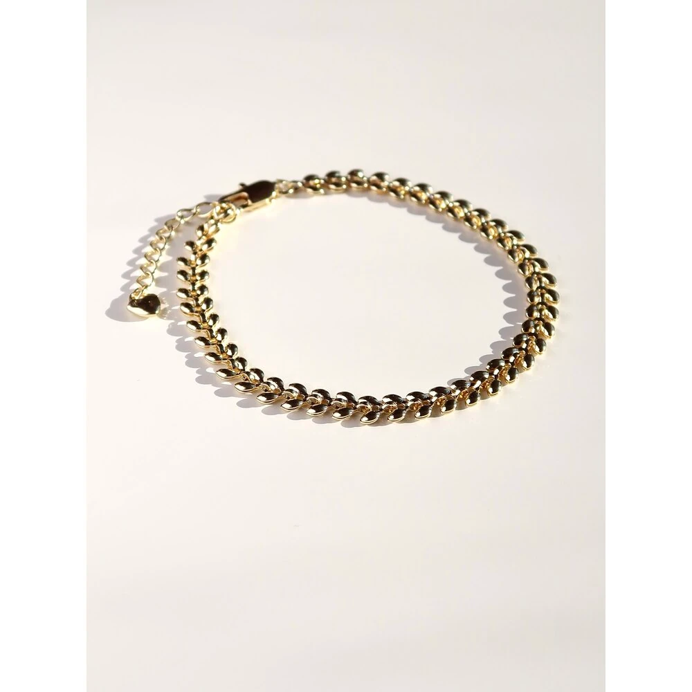 Herringbone Çelik Bileklik