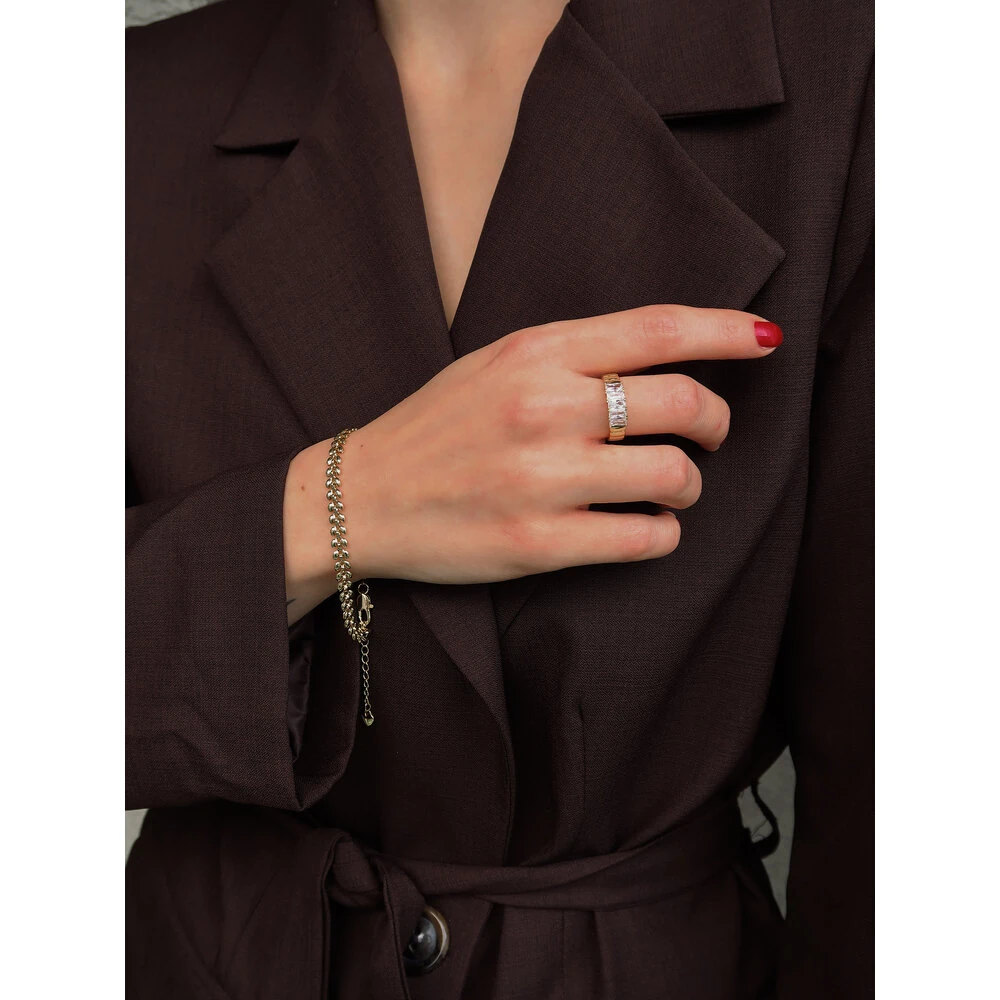 Herringbone Çelik Bileklik