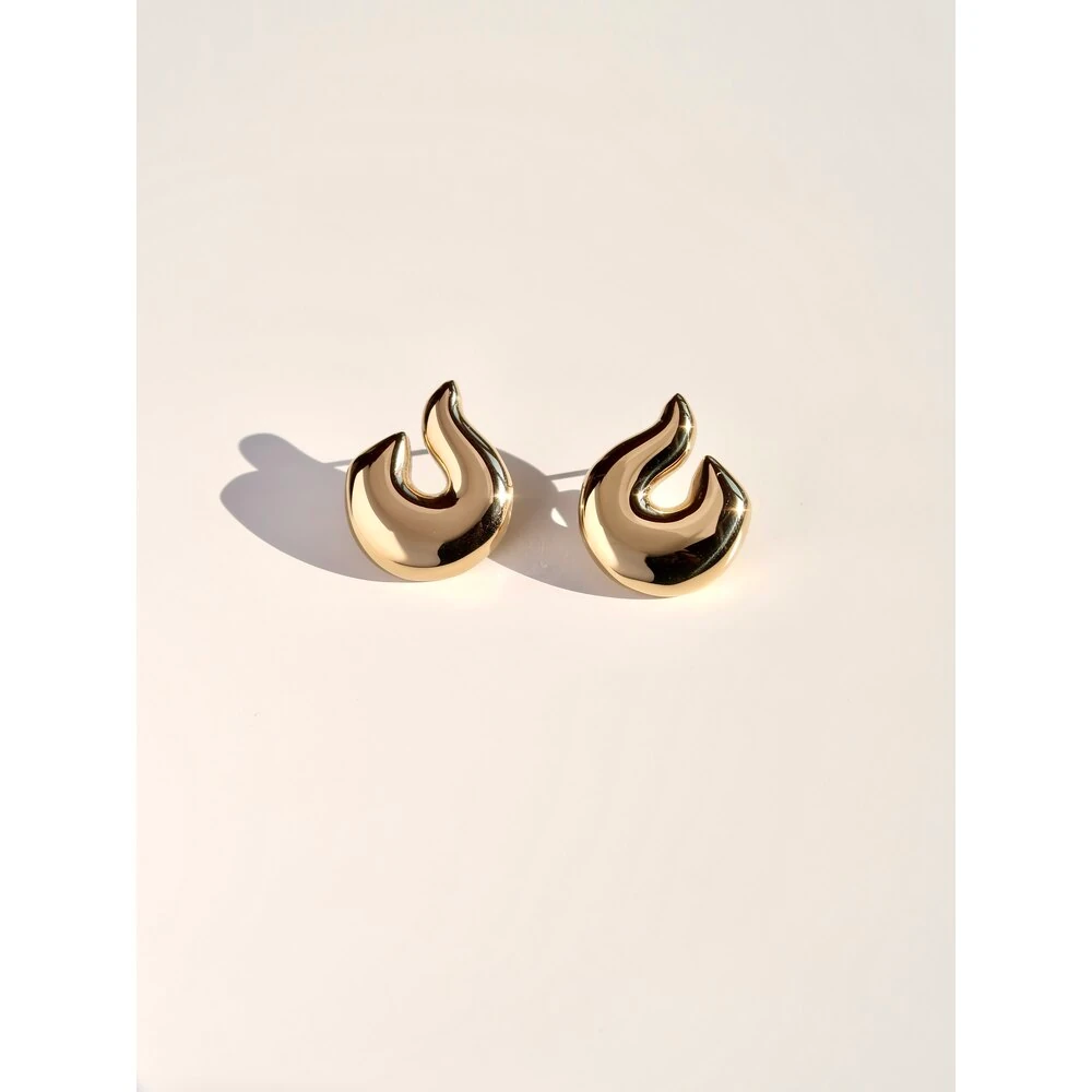 Kuğu Figür Cerrahi Çelik Küpe