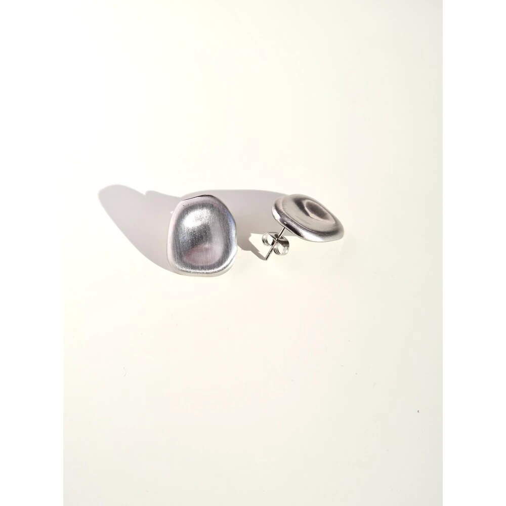 Mat Görünüm Cerrahi Çelik Çivi Küpe