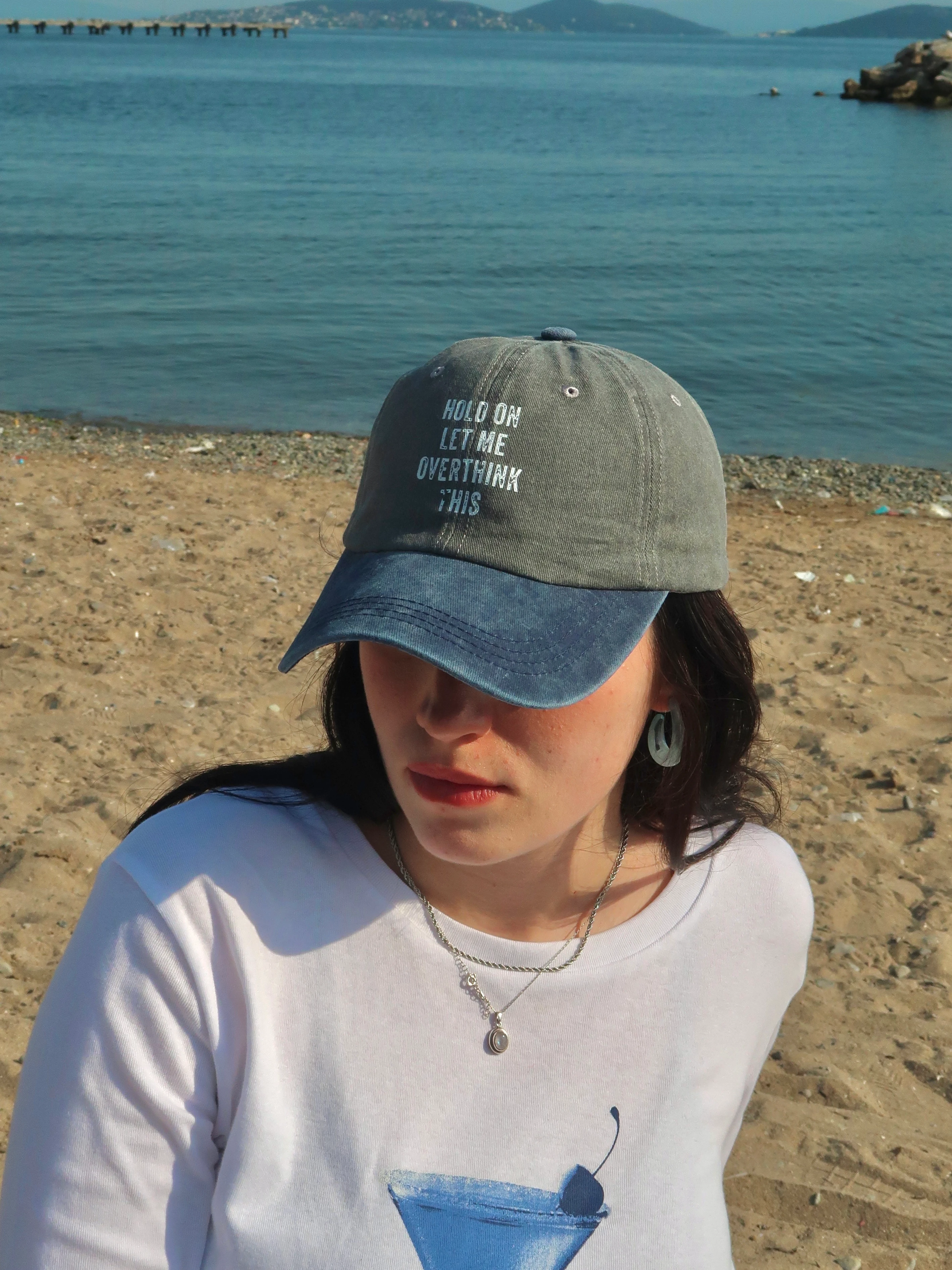 “Dur ! Bunu Bir Overthinkliyeyim” Yazı Baskılı Beyzb Şapka