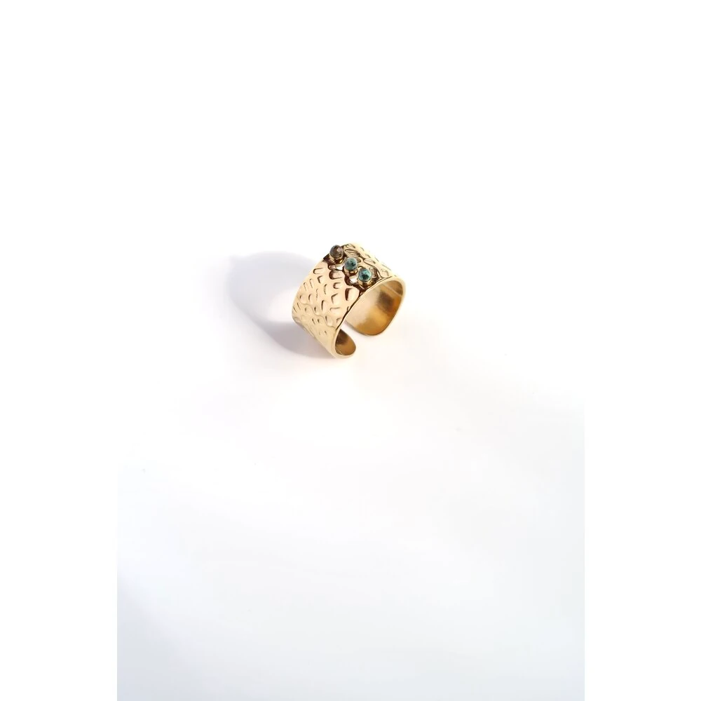 Ametist Taşlı 4K Çelik Yüzük